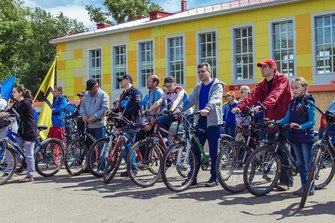 Велопробег в честь Дня России 12 июня 2016г